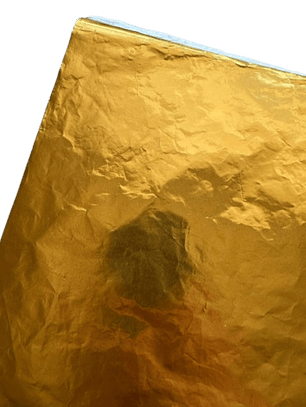 Pliego Papel Aluminio Dorado Para Chocolate 43x58cm