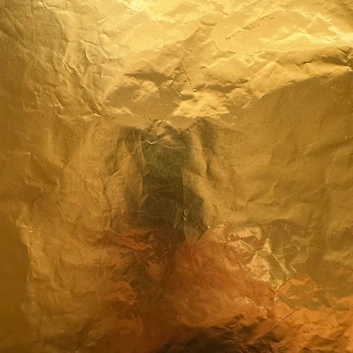 Pliego Papel Aluminio Dorado Para Chocolate 43x58cm 3