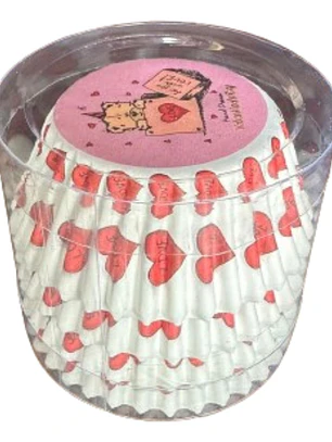Capsulas Mini Cupcake Diseño D Osito 100un E75xIn35mm
