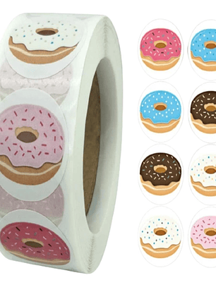 Sticker Donas 50 pcs