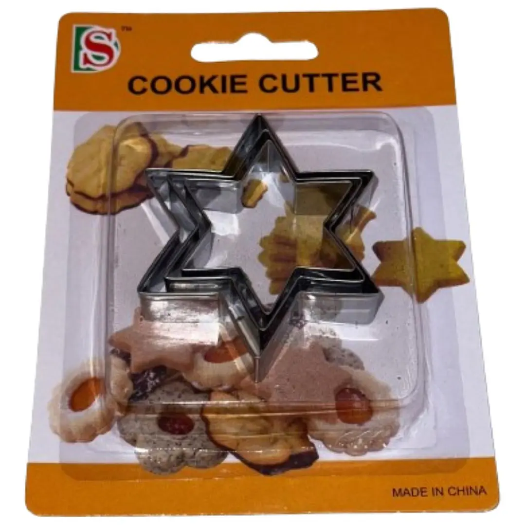 Cortador Galletas Estrella 6 Puntas 3 pcs 1