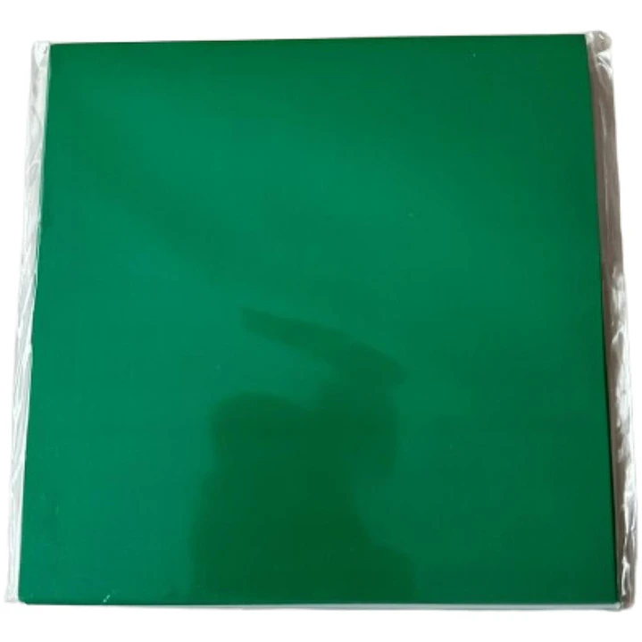 Papel Alfajor Verde Ceresinado 100un 14x14cm 1