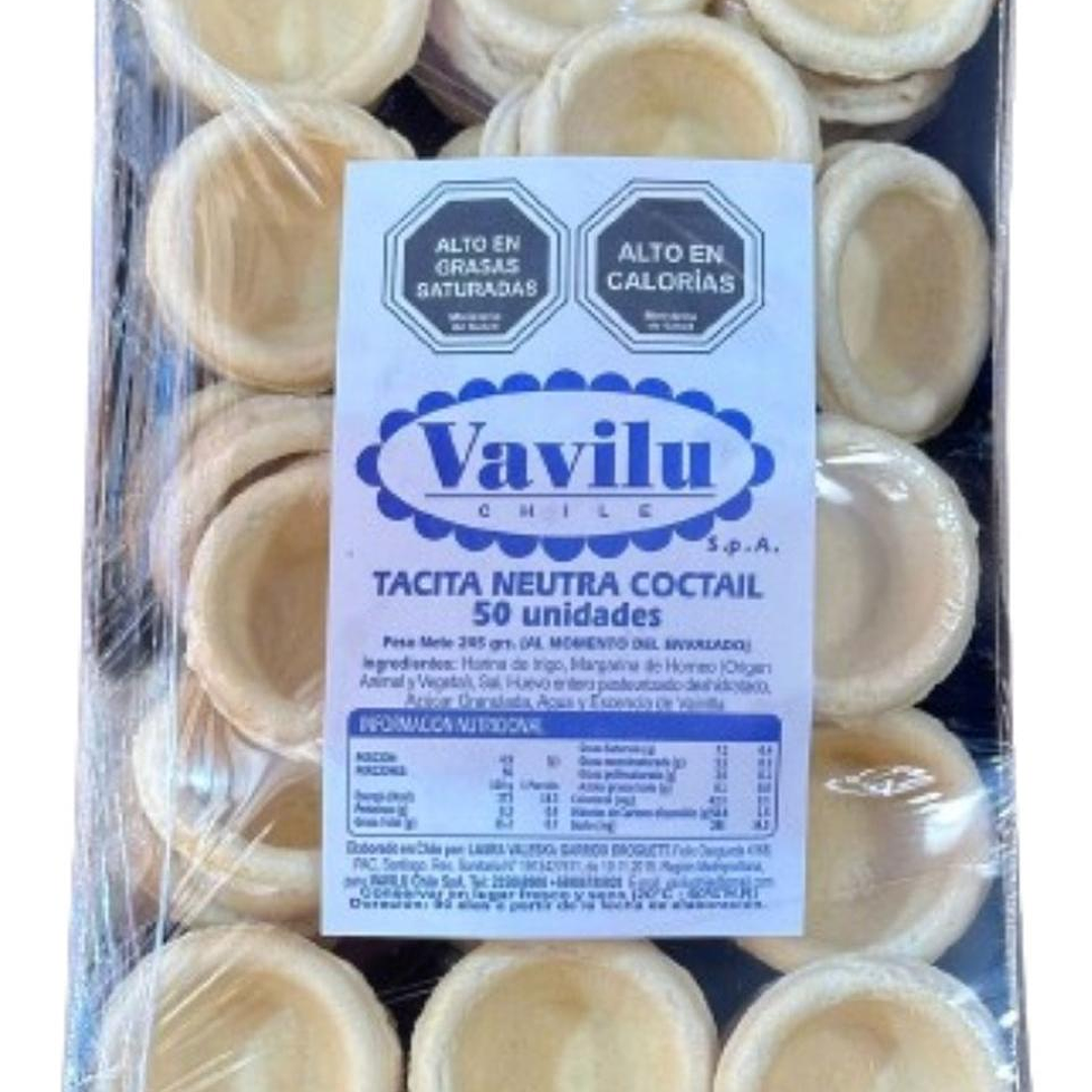 Tacitas Neutras Coctail Vavilu 50un 1