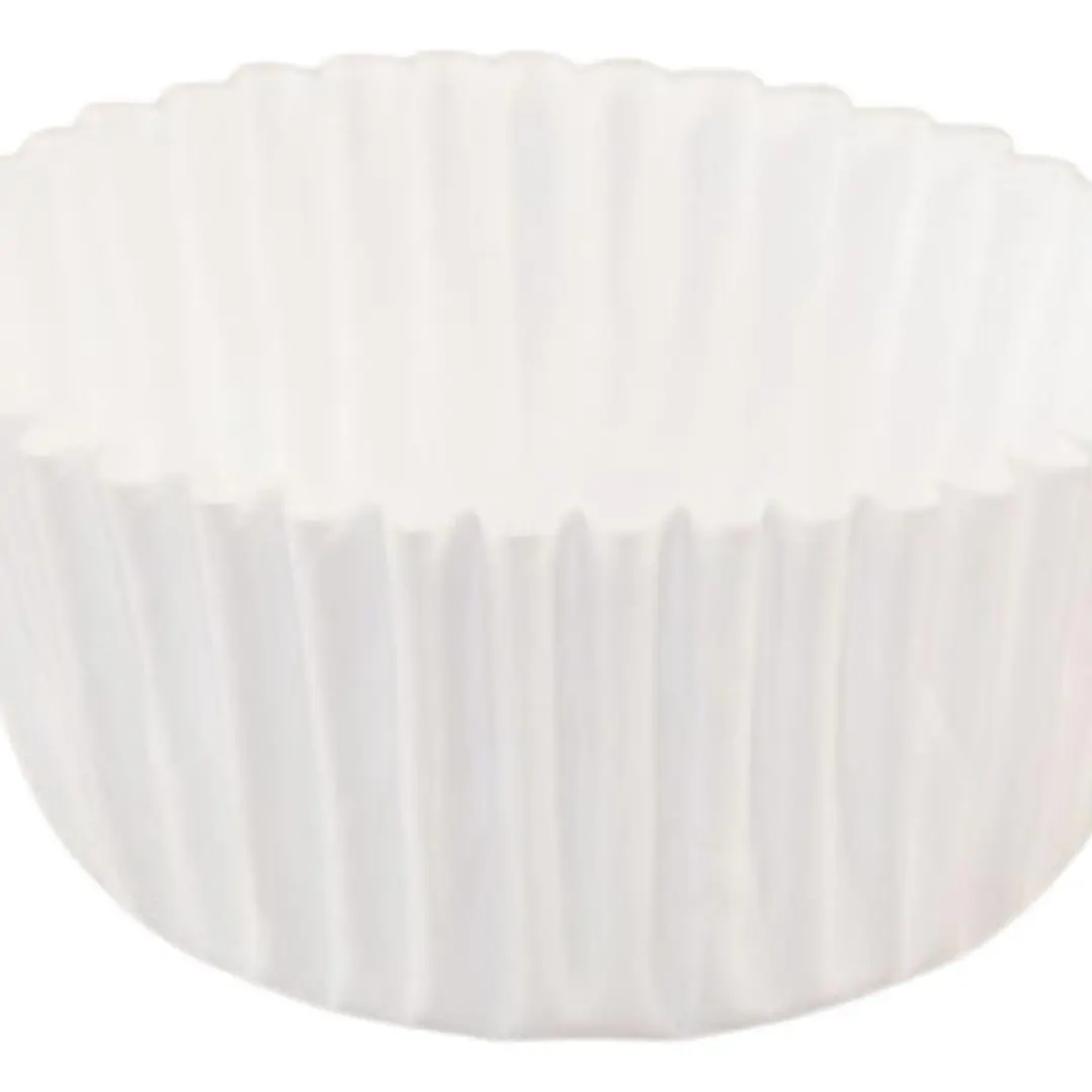 Capsulas Blanca Papel N2 Cupcake 100un E110xIn52mm 1