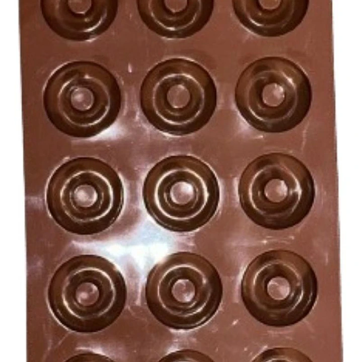 Molde Silicona 15 Mini Donas 2,5cm Diametro 1