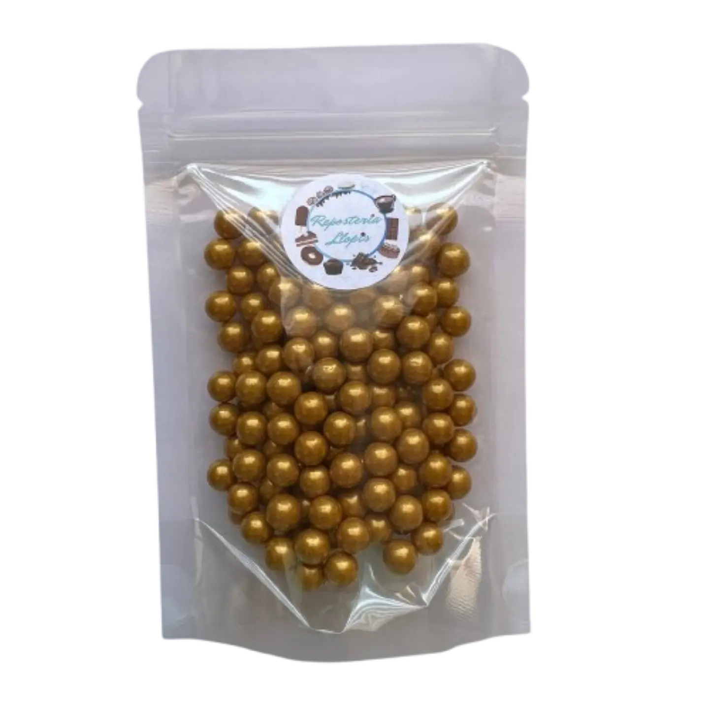 Perlas Doradas Comestibles 8mm 70g 1