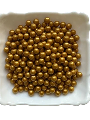 Perlas Doradas Comestibles 8mm 70g
