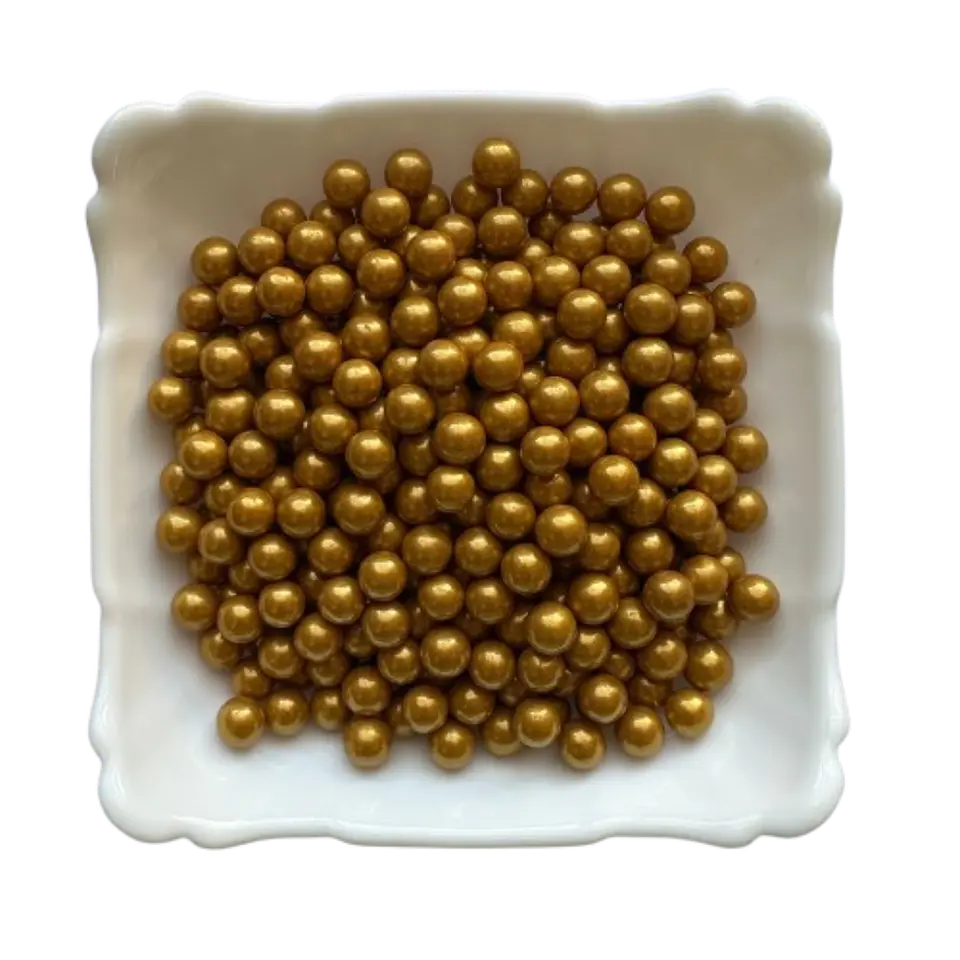 Perlas Doradas Comestibles 8mm 70g 2