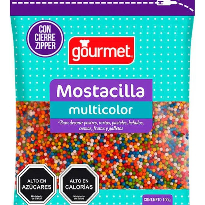 Mostacilla Multicolor 100g Gourmet 1