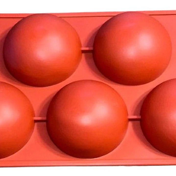 Molde Silicona 5 Esferas Grandes 29,5x17cm 1