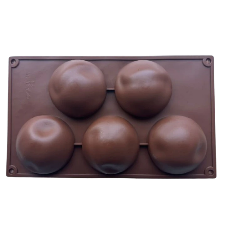 Molde Silicona 5 Esferas Grandes 29,5x17cm 2