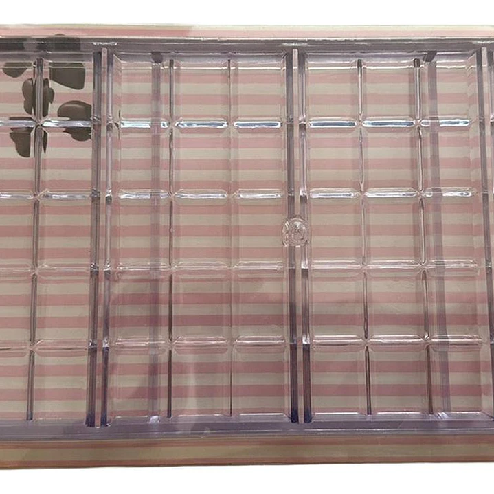 Molde Acrilico Para Chocolate Barras Chocolate 3 Cavidades 1