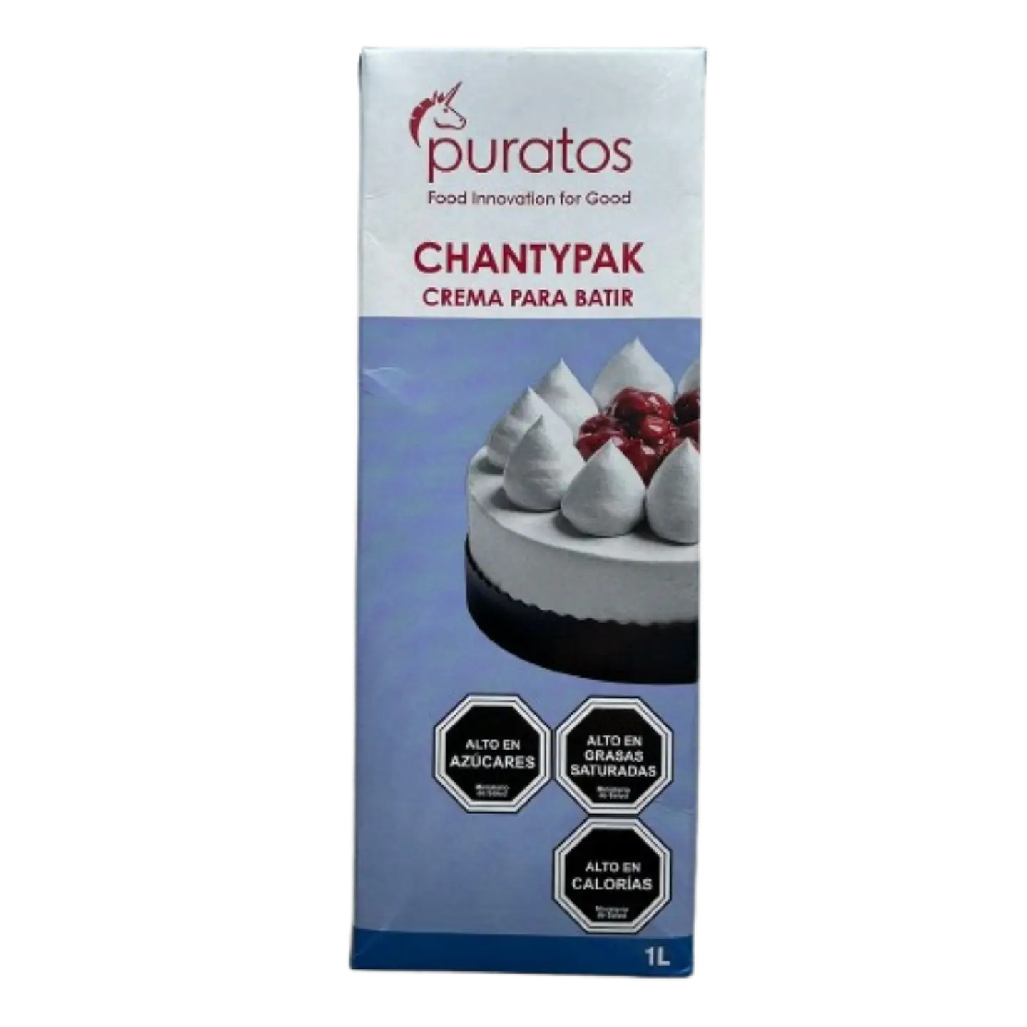 Crema Vegeral Para Batir Chantypak Puratos 1L 1