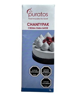 Crema Vegeral Para Batir Chantypak Puratos 1L