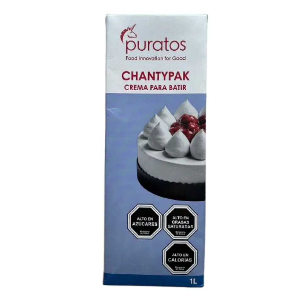 Crema Vegeral Para Batir Chantypak Puratos 1L 1
