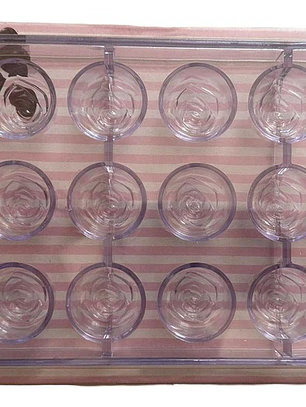 Molde Acrilico Para Chocolate Flor 21 Cavidades