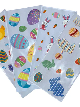 Bolsas Pascua Surtido Celofan 8un 27x13cm