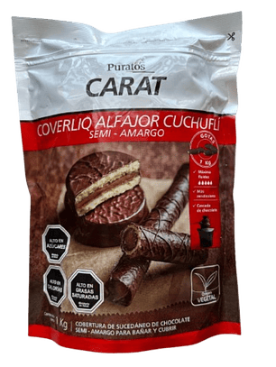 Cobertura Chocotate Coverliq Semi Amargo Carat Puratos 1kg
