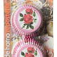 Capsulas Cupcake Diseño F Rosa-Tallo 100un E110xIn52mm - Miniatura 1