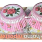 Capsulas Cupcake Diseño F Rosa-Tallo 100un E110xIn52mm - Miniatura 2
