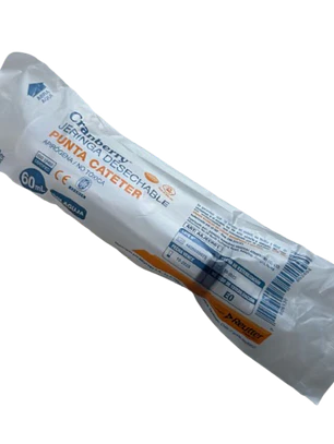 Jeringa Alimentacion Punta Cateter 60ml