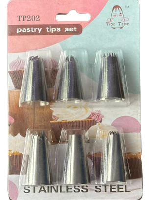 Set Boquilla Manga Mediana 6 pcs