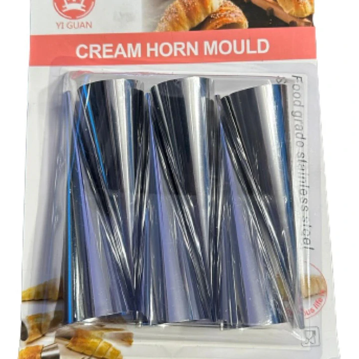 Molde Cachito Grandes 6 pcs Acero Inoxidable 12x3,3cm 1