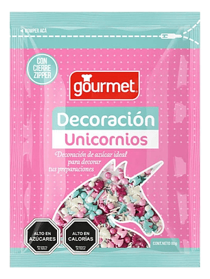 Decoracion Unicornio 80g