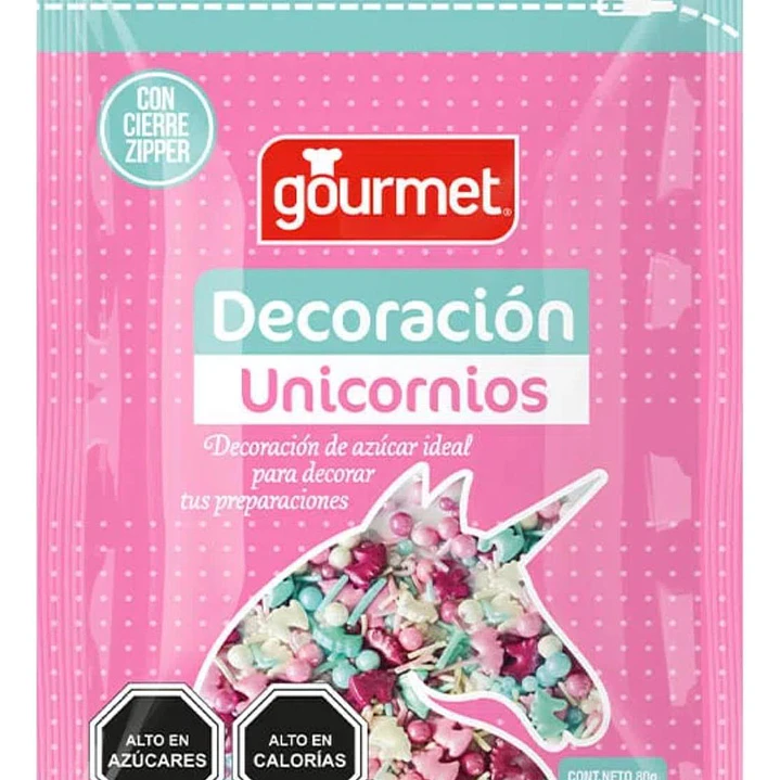Decoracion Unicornio 80g 1