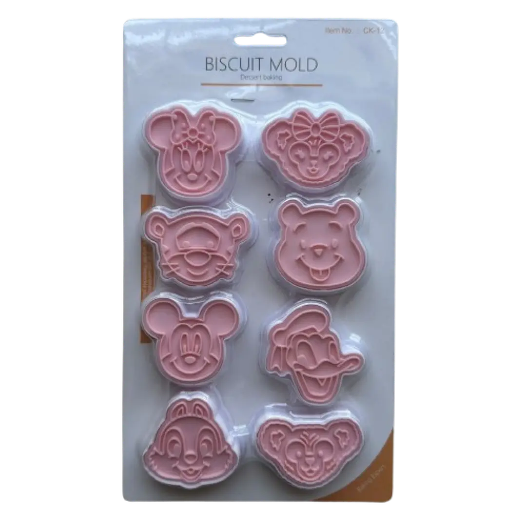 Cortador Galletas Figuras Disney 8 pcs 1
