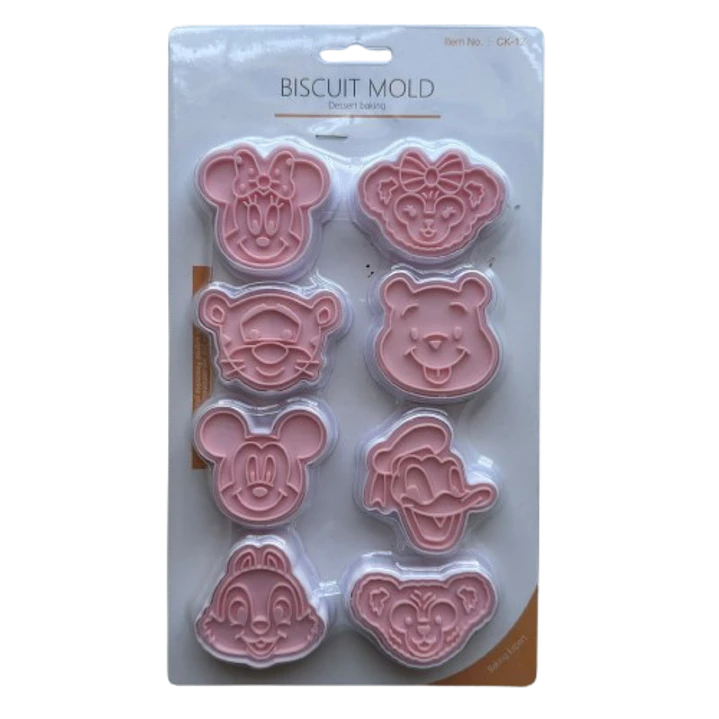 Cortador Galletas Figuras Disney 8 pcs 1