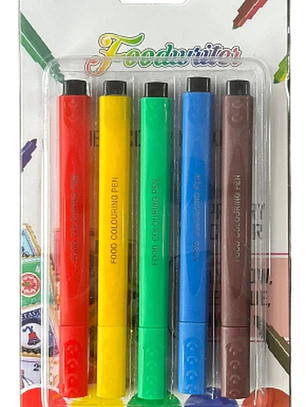 Lapices Marcadores Comestibles 5 Colores