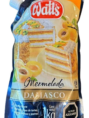 Mermelada Repostera Damasco Watts 1kg