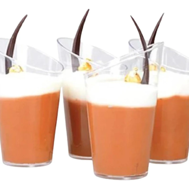 Pack 20 Vaso Acrilico Bisel 60ml 2
