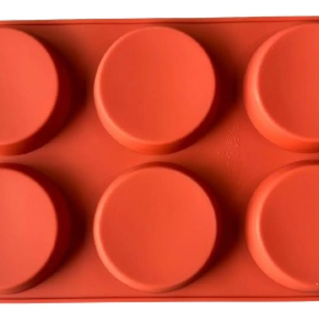 Molde Silicona Alfajor Perfecto 6 Cavidades 29x17cm 1