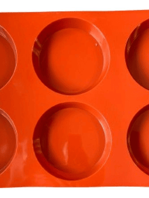 Molde Silicona Alfajor Perfecto 6 Cavidades 29x17cm