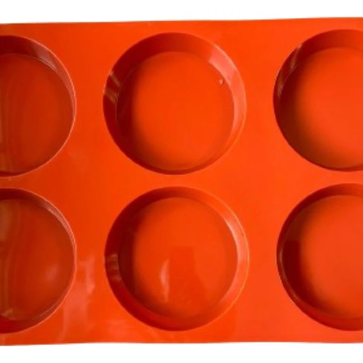 Molde Silicona Alfajor Perfecto 6 Cavidades 29x17cm 2