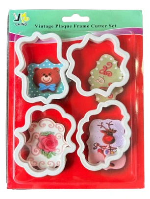 Cortador Galletas Marco Vintage 4 pcs