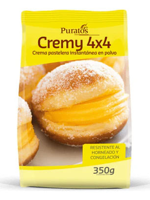 Crema Pastelera Cremy 4x4 En Polvo Puratos 350g