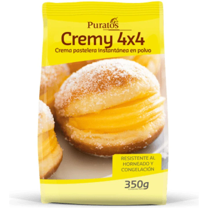 Crema Pastelera Cremy 4x4 En Polvo Puratos 350g 1