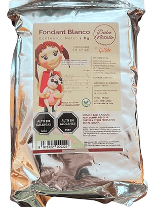 Fondant Blanco Dulce Natalie Guttche 1kg