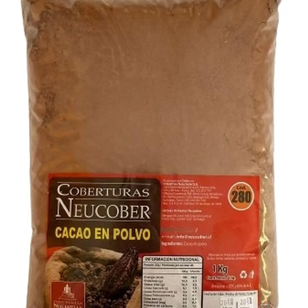 Cacao En Polvo 100% Puro Neucober 1kg 1