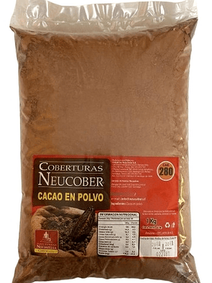 Cacao En Polvo 100% Puro Neucober 1kg