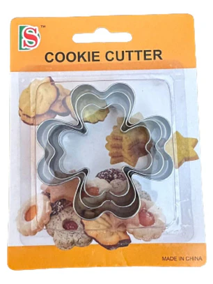 Cortador Galletas Trebol 3 pcs