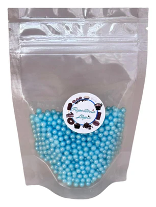 Perlas Celeste Brillante Comestibles 4mm 70g