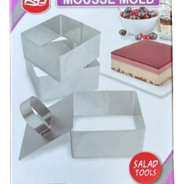 Timbal Cuadrado 4 pcs 8,3x4cm 1