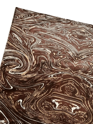 Pliego Papel Aluminio Cafe Diseño Para Chocolate 43x58cm