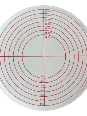 Base Giratoria Para Decoracion De Torta Con Freno 30cm