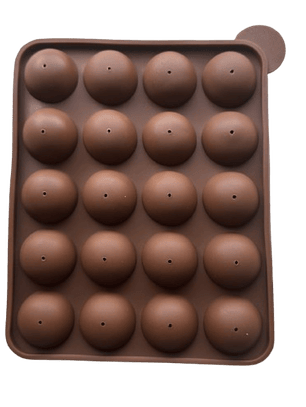 Molde Silicona Para 20 Cake Pop 18x22,5cm