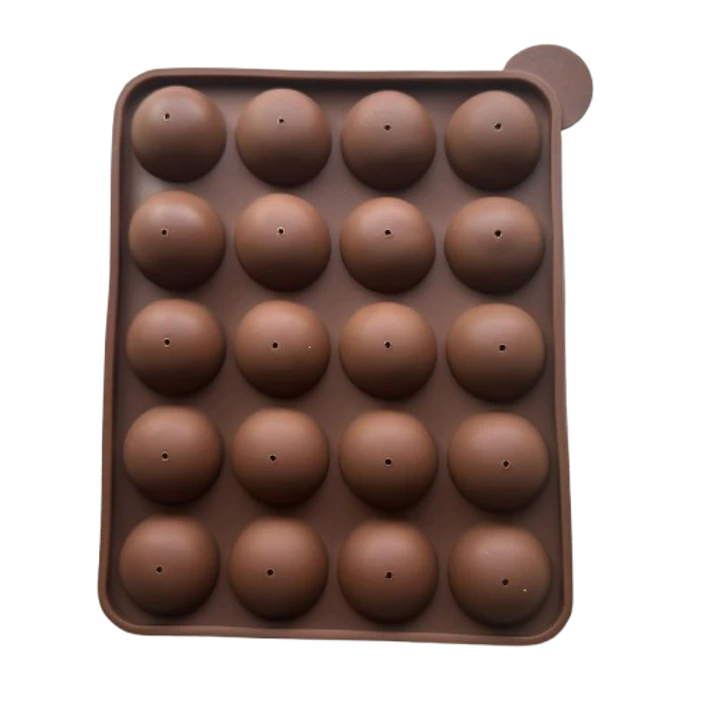 Molde Silicona Para 20 Cake Pop 18x22,5cm 1